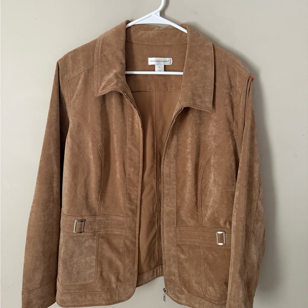 Christopher & Banks Tan Corduroy Jacket